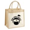 Pocket Jute Midi Tote Thumbnail