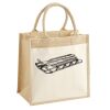 Pocket Jute Midi Tote Thumbnail