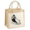 Pocket Jute Midi Tote Thumbnail