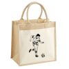 Pocket Jute Midi Tote Thumbnail