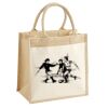 Pocket Jute Midi Tote Thumbnail