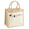 Pocket Jute Midi Tote Thumbnail