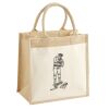 Pocket Jute Midi Tote Thumbnail