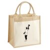 Pocket Jute Midi Tote Thumbnail