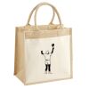 Pocket Jute Midi Tote Thumbnail