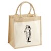 Pocket Jute Midi Tote Thumbnail