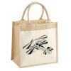 Pocket Jute Midi Tote Thumbnail