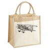 Pocket Jute Midi Tote Thumbnail