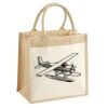 Pocket Jute Midi Tote Thumbnail