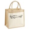 Pocket Jute Midi Tote Thumbnail