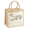 Pocket Jute Midi Tote Thumbnail