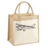 Pocket Jute Midi Tote Thumbnail
