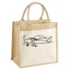 Pocket Jute Midi Tote Thumbnail