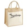 Pocket Jute Midi Tote Thumbnail