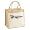 Pocket Jute Midi Tote Thumbnail
