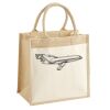 Pocket Jute Midi Tote Thumbnail