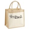 Pocket Jute Midi Tote Thumbnail