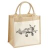 Pocket Jute Midi Tote Thumbnail