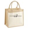 Pocket Jute Midi Tote Thumbnail