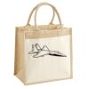 Pocket Jute Midi Tote Thumbnail