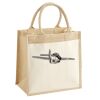 Pocket Jute Midi Tote Thumbnail