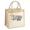 Pocket Jute Midi Tote Thumbnail