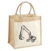Pocket Jute Midi Tote Thumbnail