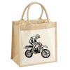 Pocket Jute Midi Tote Thumbnail