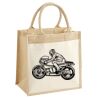 Pocket Jute Midi Tote Thumbnail