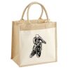 Pocket Jute Midi Tote Thumbnail