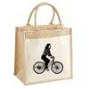 Pocket Jute Midi Tote Thumbnail