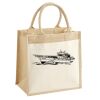 Pocket Jute Midi Tote Thumbnail