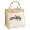 Pocket Jute Midi Tote Thumbnail