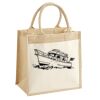 Pocket Jute Midi Tote Thumbnail