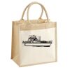 Pocket Jute Midi Tote Thumbnail