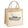 Pocket Jute Midi Tote Thumbnail