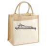 Pocket Jute Midi Tote Thumbnail
