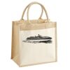 Pocket Jute Midi Tote Thumbnail