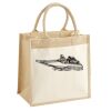 Pocket Jute Midi Tote Thumbnail