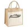 Pocket Jute Midi Tote Thumbnail