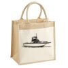 Pocket Jute Midi Tote Thumbnail