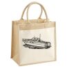Pocket Jute Midi Tote Thumbnail