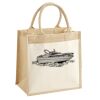 Pocket Jute Midi Tote Thumbnail