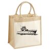 Pocket Jute Midi Tote Thumbnail