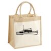 Pocket Jute Midi Tote Thumbnail