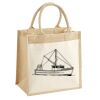 Pocket Jute Midi Tote Thumbnail