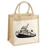 Pocket Jute Midi Tote Thumbnail