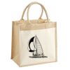 Pocket Jute Midi Tote Thumbnail