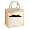 Pocket Jute Midi Tote Thumbnail