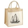 Pocket Jute Midi Tote Thumbnail